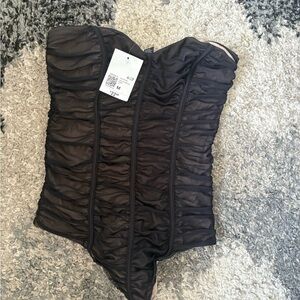 Forever 21 black strapless top